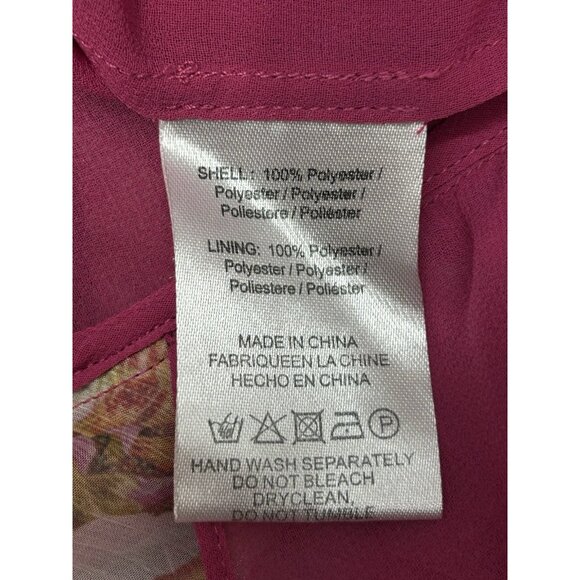 Sau Lee 10 Freida Silk Pink Floral Dress Party Wedding Event Summer Vacation - Picture 9 of 16